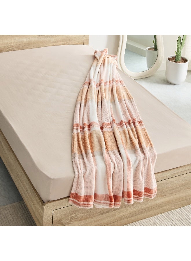 Home Box Matrix Seth Printed Flannel Twin Blanket 200 x 140 cm - Image 2