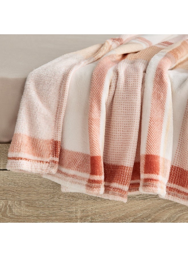 Home Box Matrix Seth Printed Flannel Twin Blanket 200 x 140 cm - Image 4