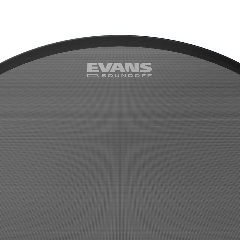 EVANS رؤوس الطبول إيفانز dB زيرو - مزودة بشبكة ShockWeave ذات الطبقة الواحدة - رأس طبلة منخفضة الحجم - رأس طبلة، 12 بوصة - Image 2