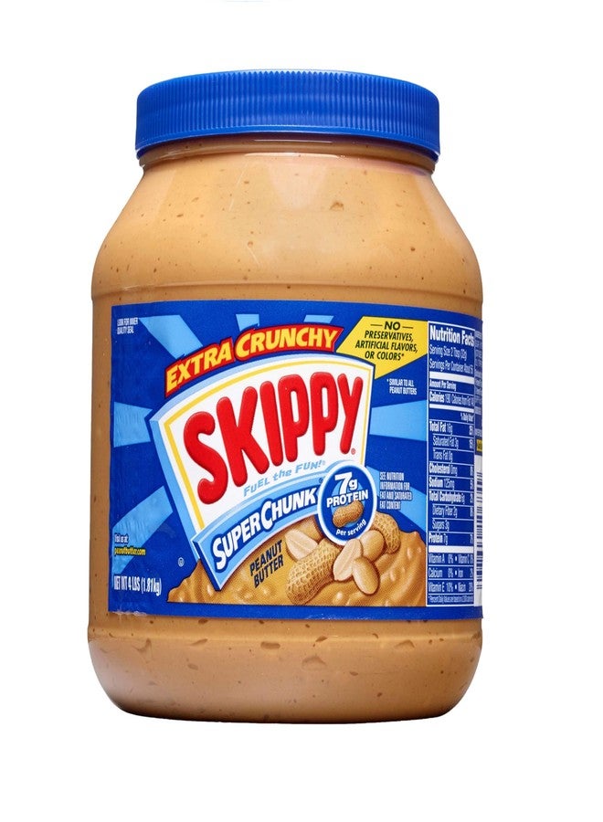 SKIPPY SUPER CHUNK Extra Crunchy Peanut Butter, 64 Ounce - Image 1