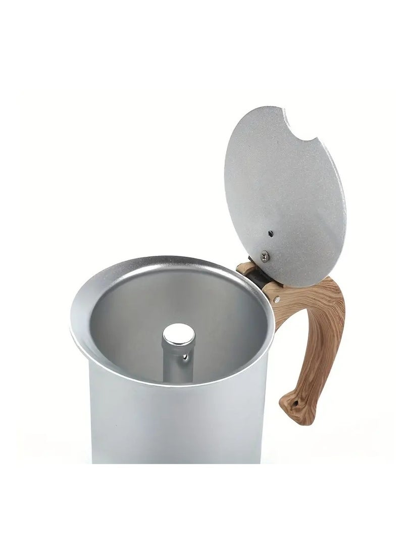 Gonice - 1pc/150ml, Portable Lace-up Moka Pot - Manual Coffee Maker forHome and Travel - Aluminum Coffee Pot with Electromagnetic Stove -Perfect for Coffee Lovers - Image 1