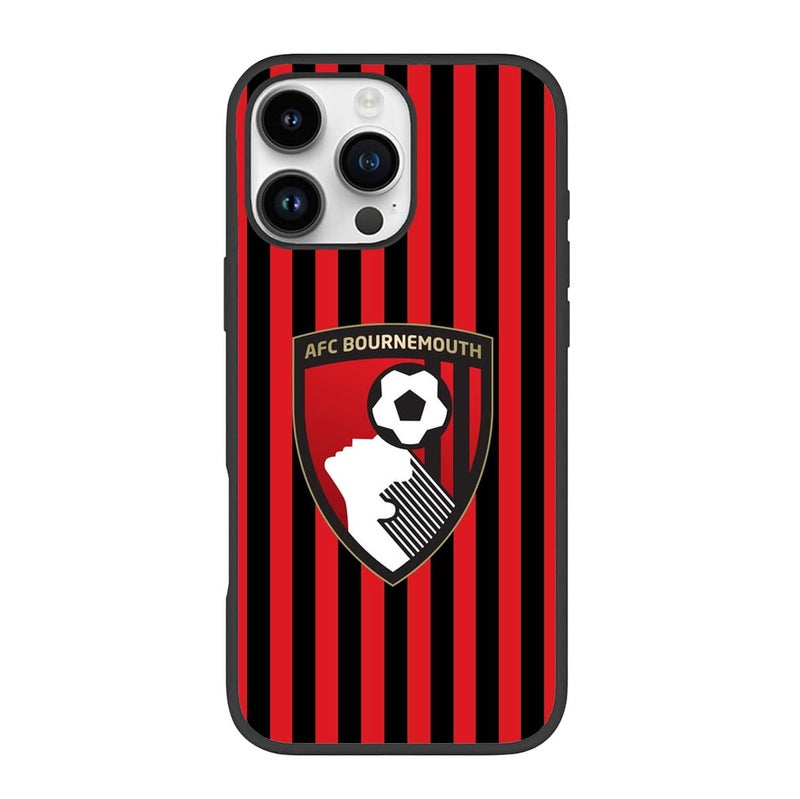 Silk Route AFC Bournemouth Design England FootballSoccer Club Mobile Back Cover for Apple iPhone 14 Pro Max Multicolor