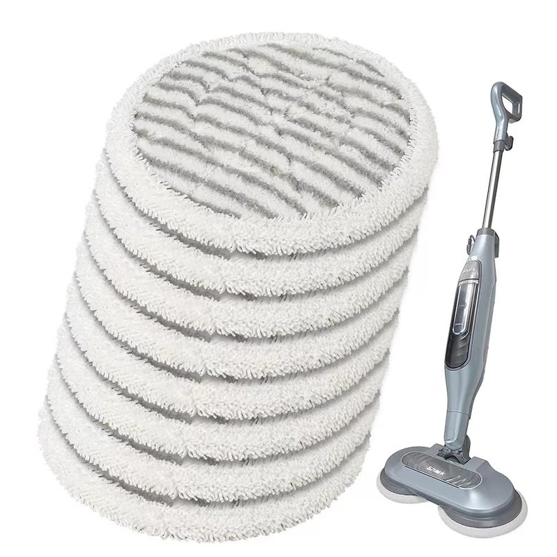 KVLZ KVLZ Replacement Steam Mop Pads for Shark Steam Mop Pads Compatible with Shark S7000AMZ S7000 S7001 S7001TGT S7000 Series Steam  Scrub AllinOne Hard Floor Steam Mop 8Pack 