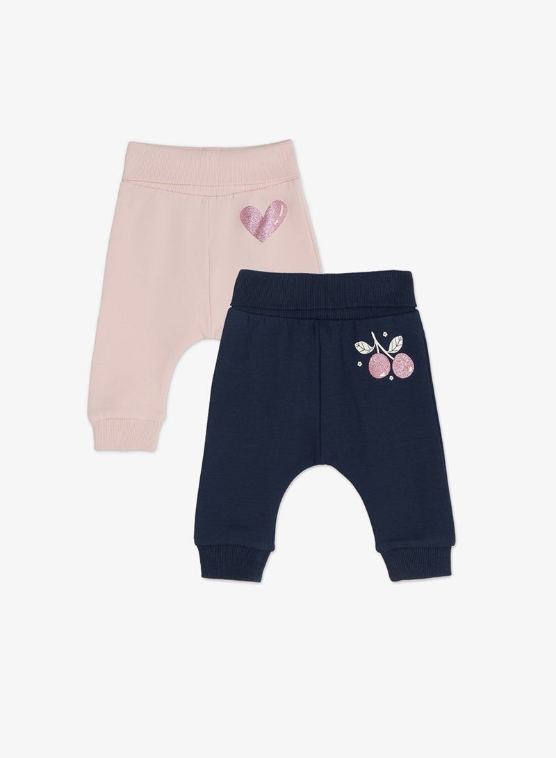 NAME IT Kids 2-Pack Sweat Regular Fit Pants - Image 1