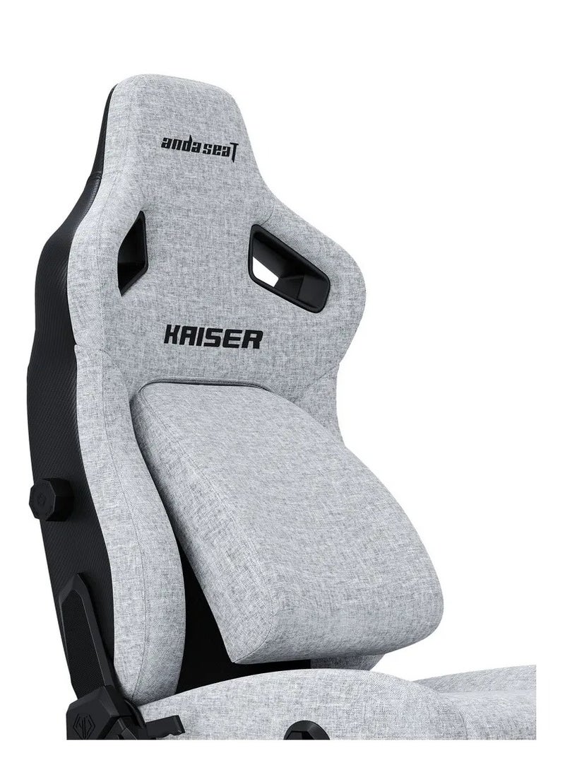 Anda Seat - AndaSeat Kaiser 4 Series, XL, Linen Fabric, Ash Grey | AD12YDDC-XLL-20-G-CF - Image 1