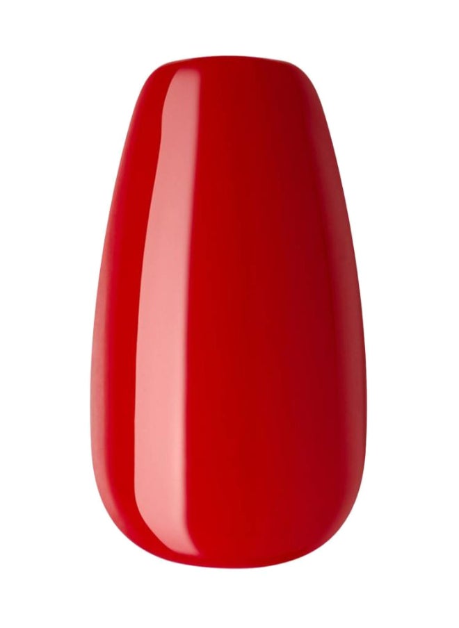 KISS - Kiss Impress Color Nails Medium Coffin- Reddy or Not IMC510C - Image 1