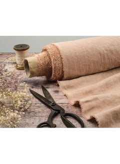 JewelOnPalette 100% Cotton Fabric, 45" Wide Soft Material for Cut by The Yard for Dress, Blouse, Shirt, Craft and Embroidery - Beige  - Image 1