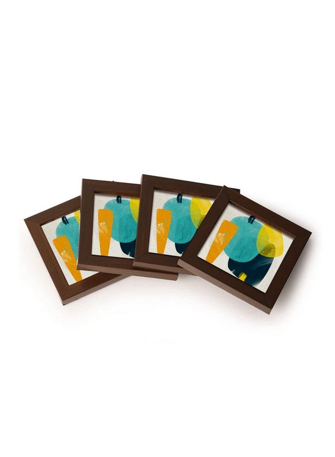 Paper Plane Design Tea Coffee Coaster Set Wooden Decorative Coasters Set. Home and Office Wooden Coasters Design 668 - Image 2