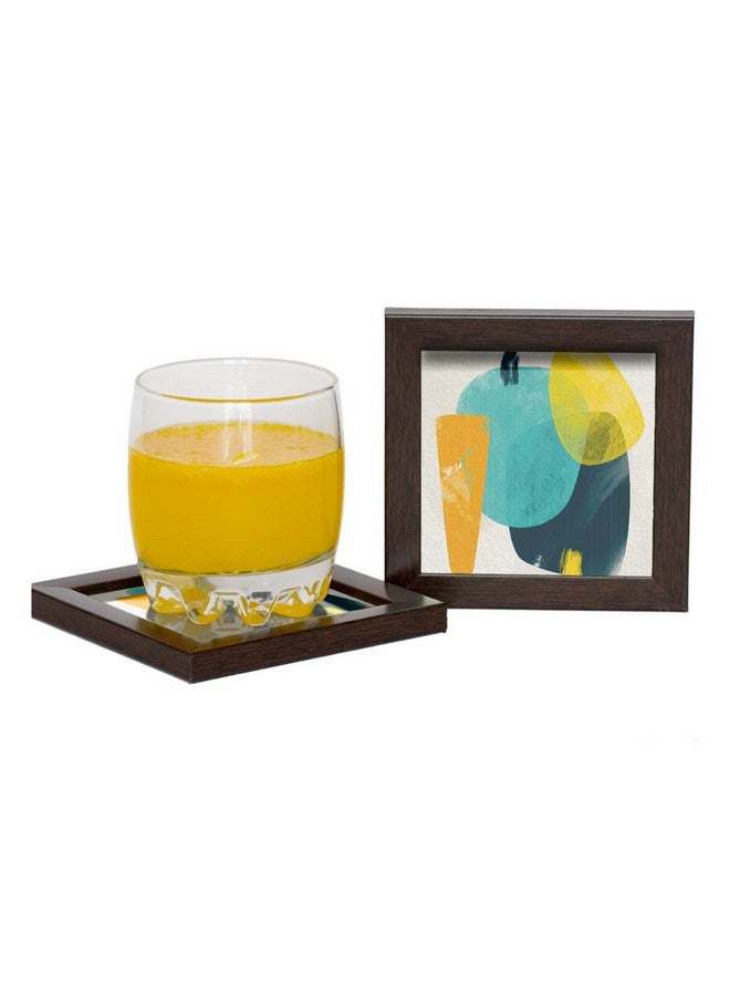 Paper Plane Design Tea Coffee Coaster Set Wooden Decorative Coasters Set. Home and Office Wooden Coasters Design 668 - Image 3