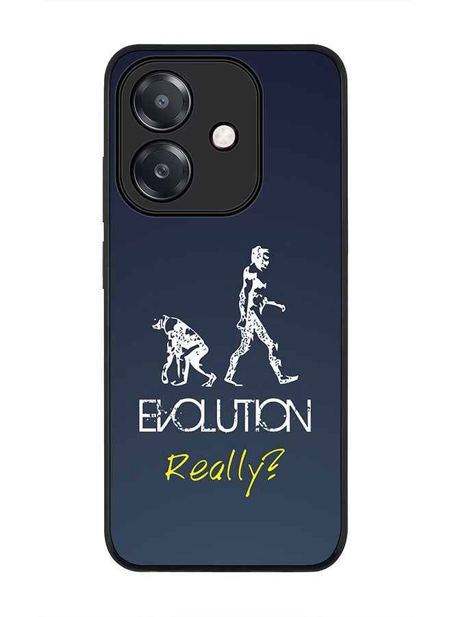 Stylizedd For Oppo A60 5G / A3 5G / A3x 5G Case,Slim fit Camera Protection, Shockproof Thin Phone cover - Evolution, Really (Grey) - Image 1