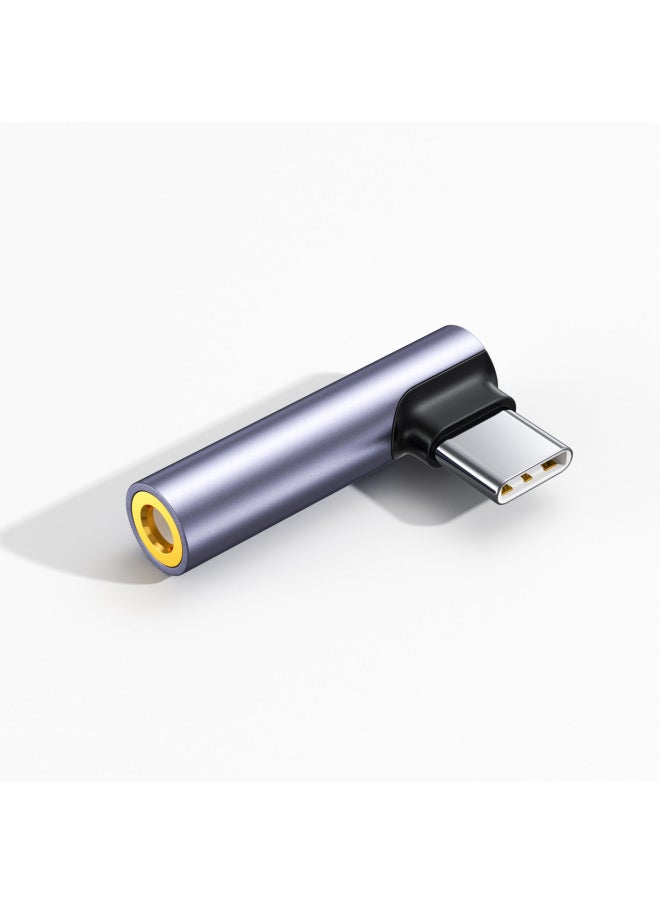 ماركة غير محددة محول سماعة الرأس Spot Type-c إلى 3.5mm DAC ترميز رقمي للاستماع إلى المكالمات والموسيقى - اللون: رمادي حديدي (توافق ضعيف مع شريحة التناظرية)  - Image 1