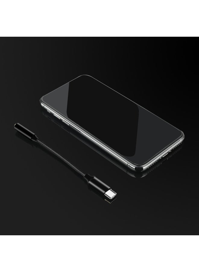 ماركة غير محددة محول سماعة الرأس Spot Type-c إلى 3.5mm DAC ترميز رقمي للاستماع إلى المكالمات والموسيقى - اللون: رمادي حديدي (توافق ضعيف مع شريحة التناظرية)  - Image 5