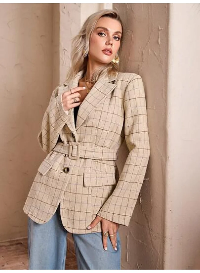 SIMPLEE Versatile Women's Coat Elegant Daily，Work，Date Outfit