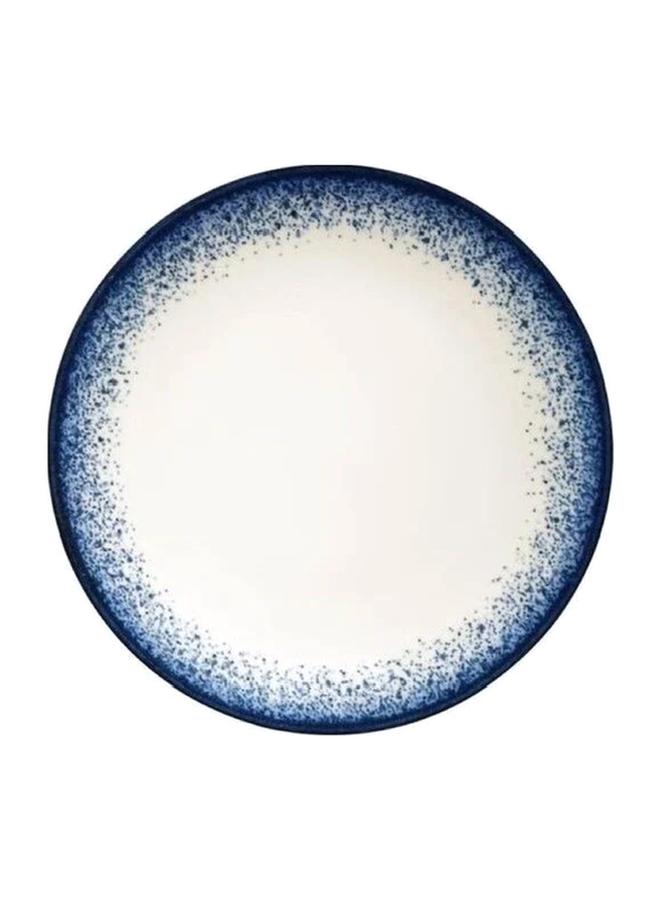 Kutahya Starry Dreams Porcelain Round Flat Dinner Plate Blue and White 27cm BNTS27DU890004 - Image 1