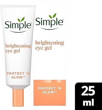 simple جل العين المشرق من سيمبل بروتكت إن جلو يقلل من الهالات السوداء ويخفف من إجهاد العينين المتعبة الحساسة 25 مل - Image 2