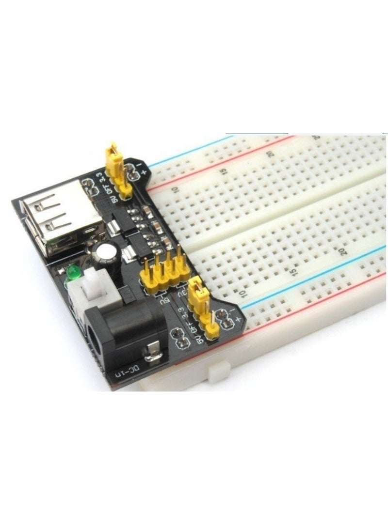 Breadboard Power Supply Module – 3.3V/5V MB102 Power Module for Arduino, ESP32 & DIY Electronics - Image 4