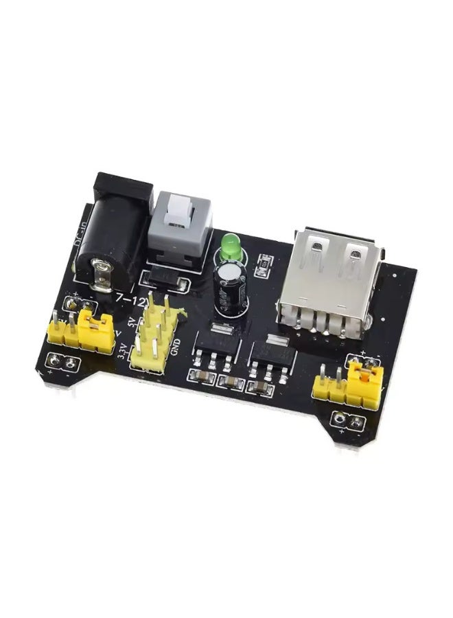 Breadboard Power Supply Module – 3.3V/5V MB102 Power Module for Arduino, ESP32 & DIY Electronics - Image 1
