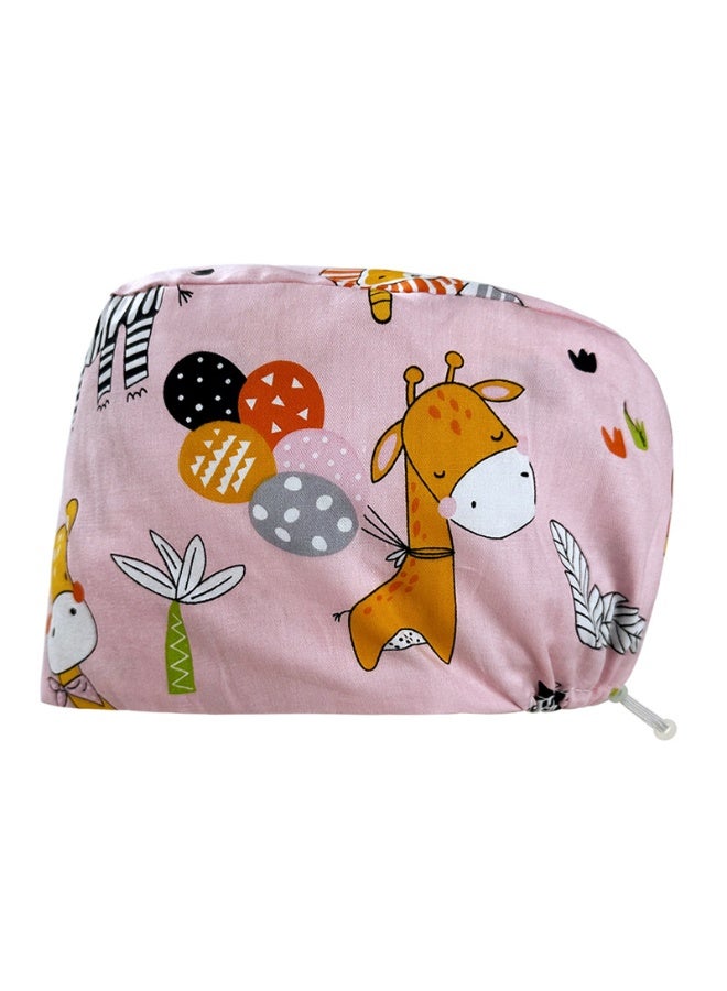 NIBEMINENT Nice-looking Printing Doctor Hat Surgical Cap for Long Hair Classic Nurse Baotou Caps Women Men Sweat-absorbent Towel Scrub Hat