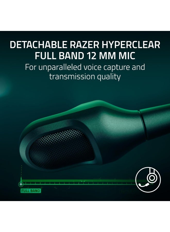 Razer BlackShark V3 Pro Wireless ANC Gaming Headset for Xbox: Full Band Mic - 50mm Drivers - 2.4 GHz, Bluetooth, USB, 3.5mm - Works with PC, Mac, PS5, Nintendo Switch - Long Battery Life - Black I RZ04-05400300-R3M1 - Image 4