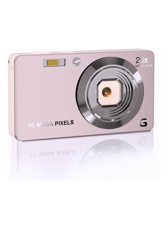 Makrystorm Digital Camera, 4K Cameras for Photography, Digital Point and Shoot Camera with Autofocus Anti Shake, Video Camera  for Adults, Teens, Beginners, (Pink)  - Image 1
