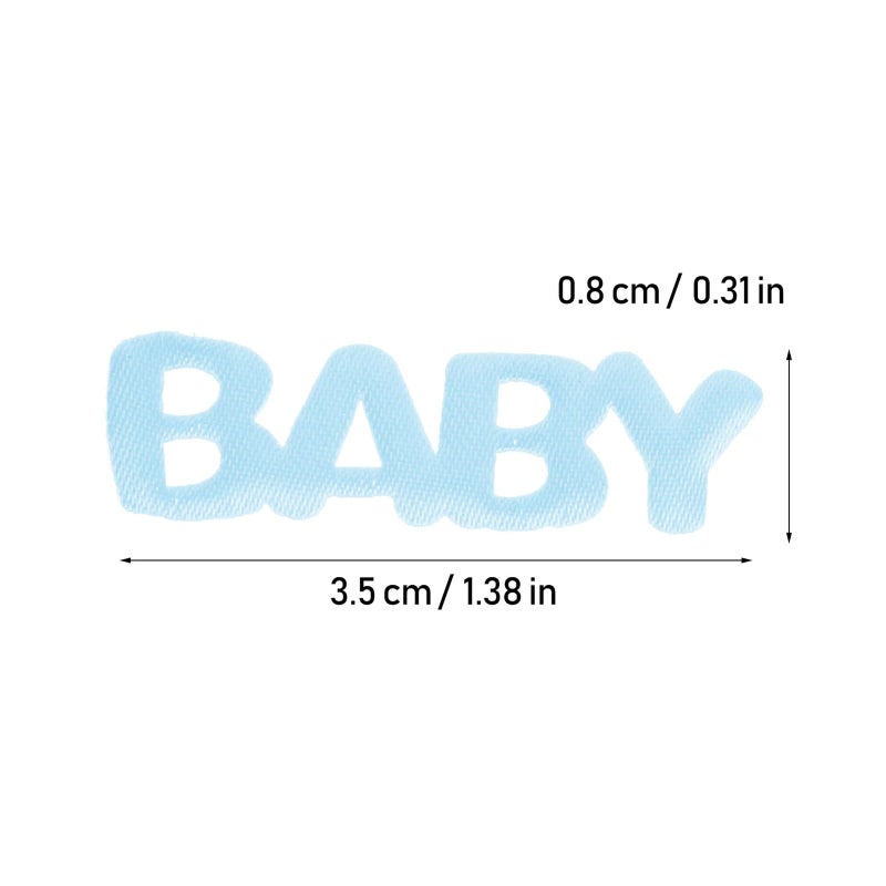 Blue Confetti Table Scatter 200 Pieces Baptism Shower Gender Reveal Birthday Party Decor - Image 3