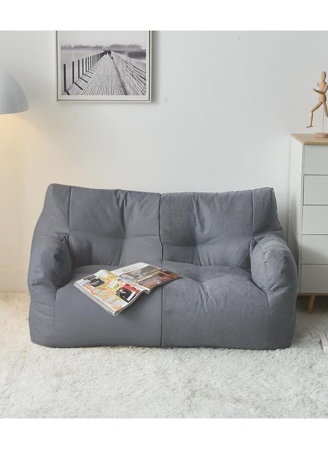 Generic Bean Cushion, Lightweight, Seating For Two, Bean Bag, Extra Large, Bean Sofa, Fatigue Relief, Sofa Cushion, Removable, Washable, Can Be Used As An Armrest On Both Sides, Corner Sofa, Patchwork Sofa, A Small Sofa That You Can Lie Down And Sleep On In The Balcony, Soft Sofa.  - Image 1