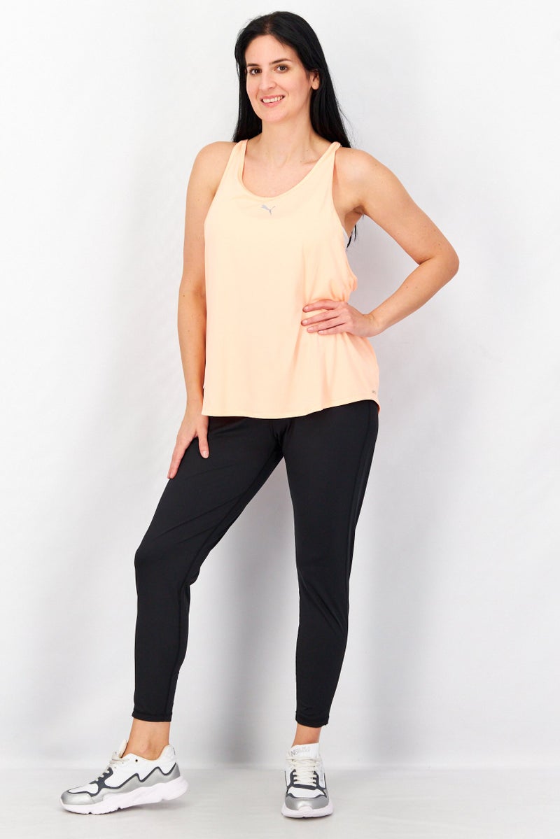 PUMA Women Sportswear Fit Sleeveless Training Tank Top, Coral  - Image 2