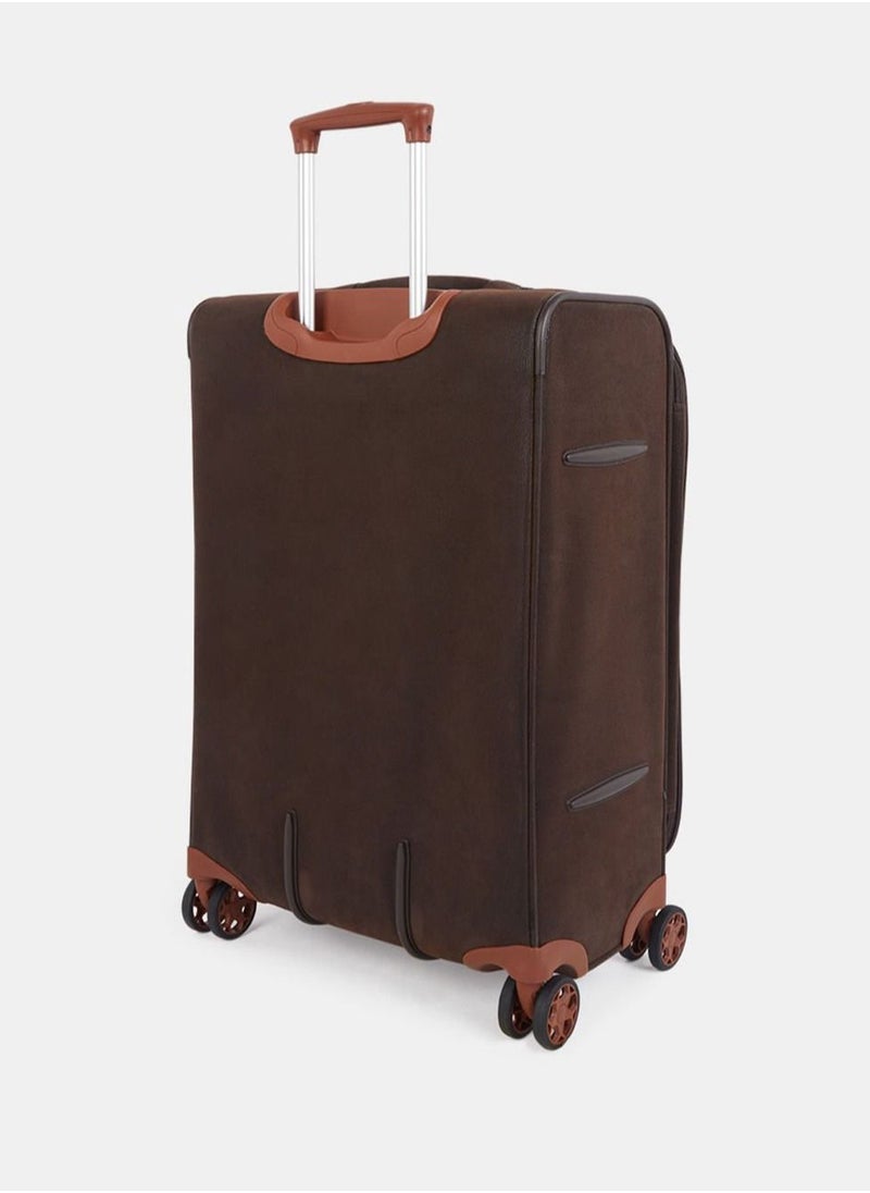 جامب New Uppsala Soft Expandable Suitcase Luggage Trolley 68cm Medium Chocolate  - Image 2