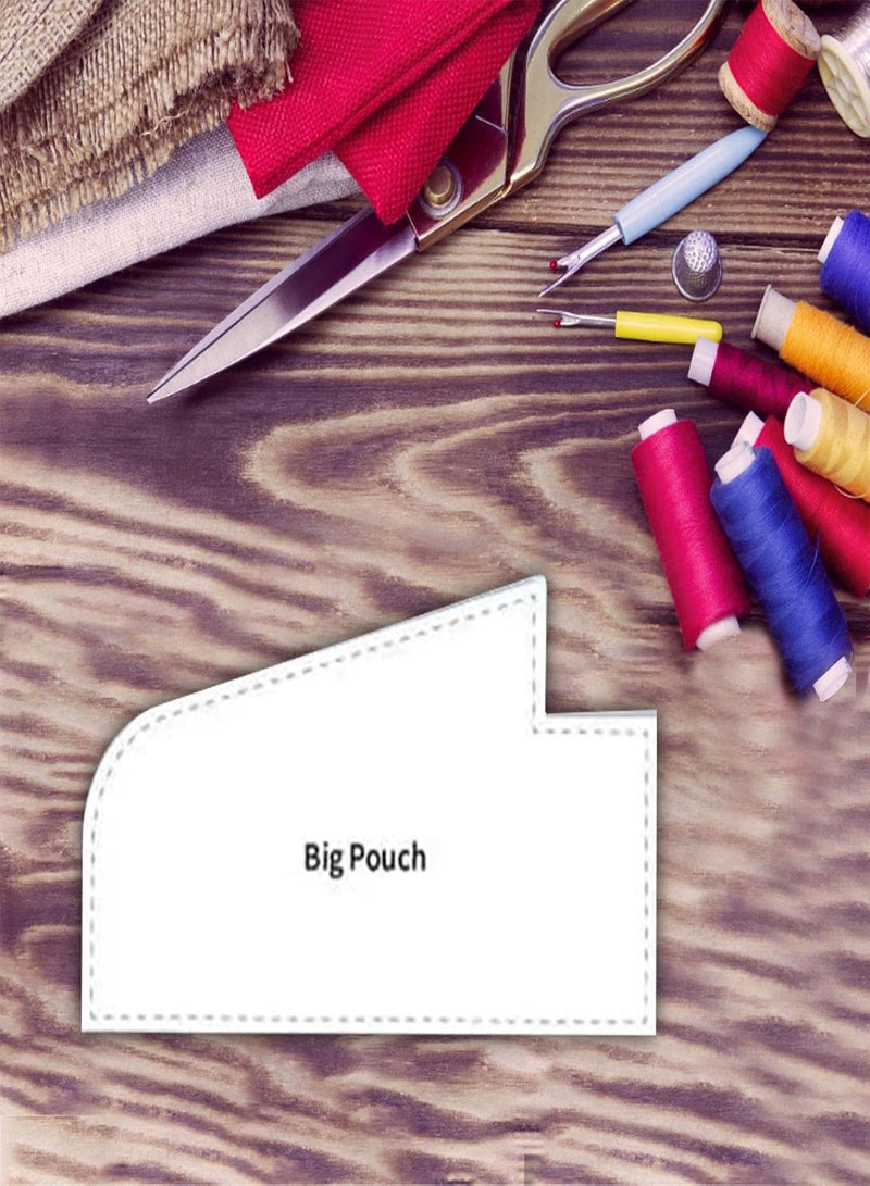 GGOOT Flying Geese Pouch Cutting Template Set,Flying Geese Pouch Cutting Template - Quilting Rulers and Templates, DIY Quilting Sewing Crafts Embroidery for Sewing - Image 2