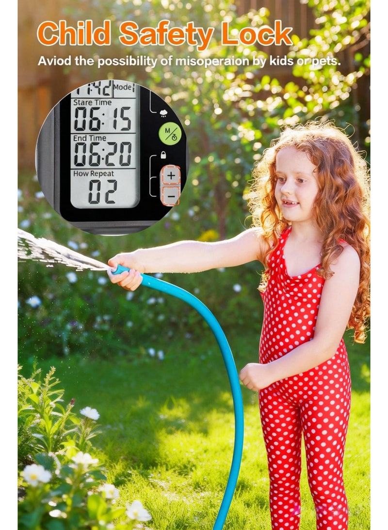 Large Screen Automatic Watering Timer Black 420grams - Image 3