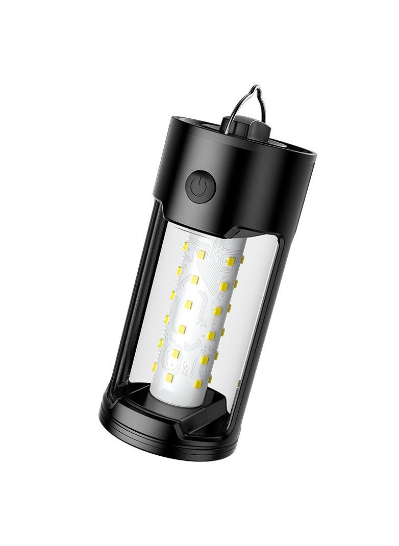 DUNISO - LED Camping Lantern Rechargeable Camping Light With 1200mAh Power Bank, Emergency Lantern Flashlight Tent Light for Camping Power Outage Hurricane - Image 1