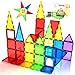 Magblock Magnetic Tiles Toys for Kids Preschool Learning Magnetic Blocks Sensory Montessori Toys Set All Pieces with Magnets Ideal STEM Educational Construction Gifts for 3 Year Old Boys and Girls 32PCS - Image 4