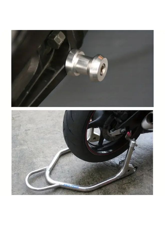 Blue CNC Spool Screw Rocker Slider Bracket 1 Pair For Motorcycle - Image 3