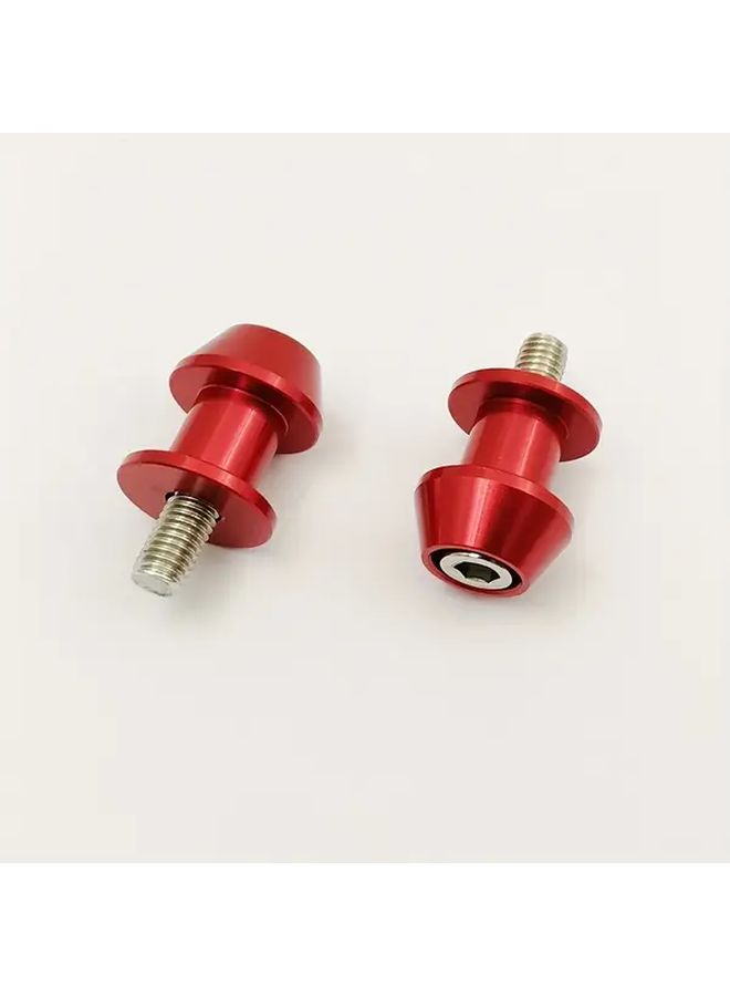 Blue CNC Spool Screw Rocker Slider Bracket 1 Pair For Motorcycle - Image 5