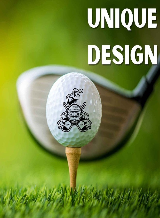 CybGene Funny Golf Gifts for Boss, Boss Gifts for Men/Male, Golf Balls Set for Boss, Perfect Boss Idea for Men/Male in Boss Day, Birthday, Christmas, Appreciation, Office - Image 2