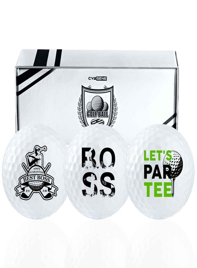CybGene Funny Golf Gifts for Boss, Boss Gifts for Men/Male, Golf Balls Set for Boss, Perfect Boss Idea for Men/Male in Boss Day, Birthday, Christmas, Appreciation, Office - Image 1