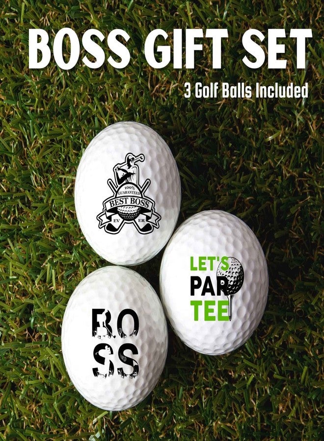 CybGene Funny Golf Gifts for Boss, Boss Gifts for Men/Male, Golf Balls Set for Boss, Perfect Boss Idea for Men/Male in Boss Day, Birthday, Christmas, Appreciation, Office - Image 4