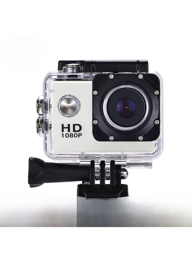 Generic Mini Sports Camera HD Waterproof Diving Recorder Underwater Outdoor Sports Camera-Color:Pop-up Gold  - Image 3