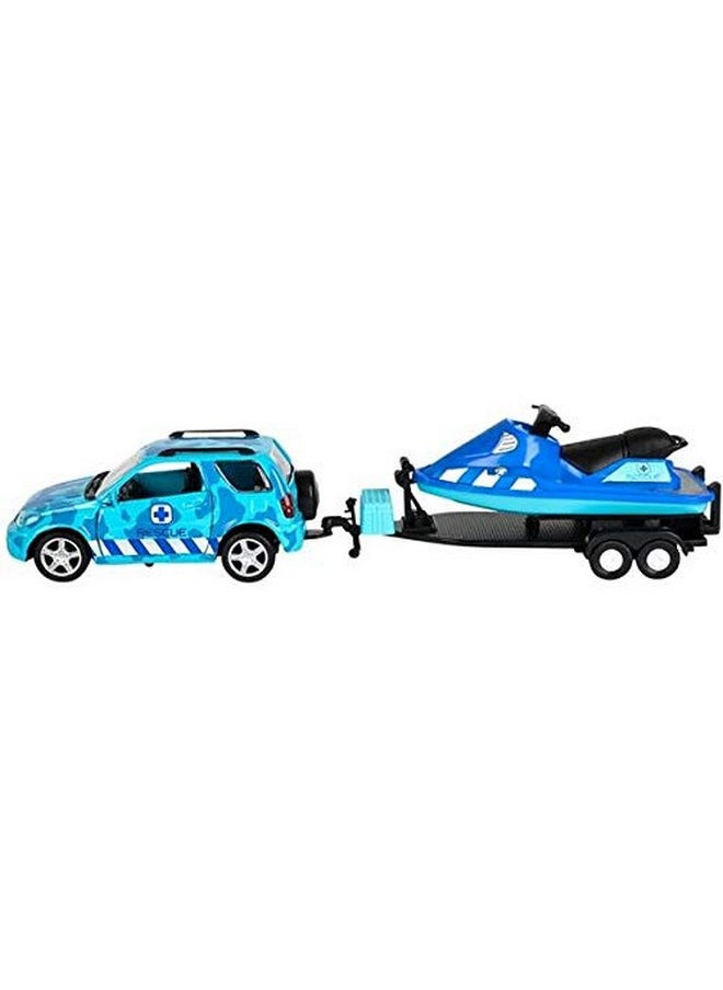 Rhode Island Novelty مركبة مائية 4×4 مع مقطورة وجت سكي  - Image 1