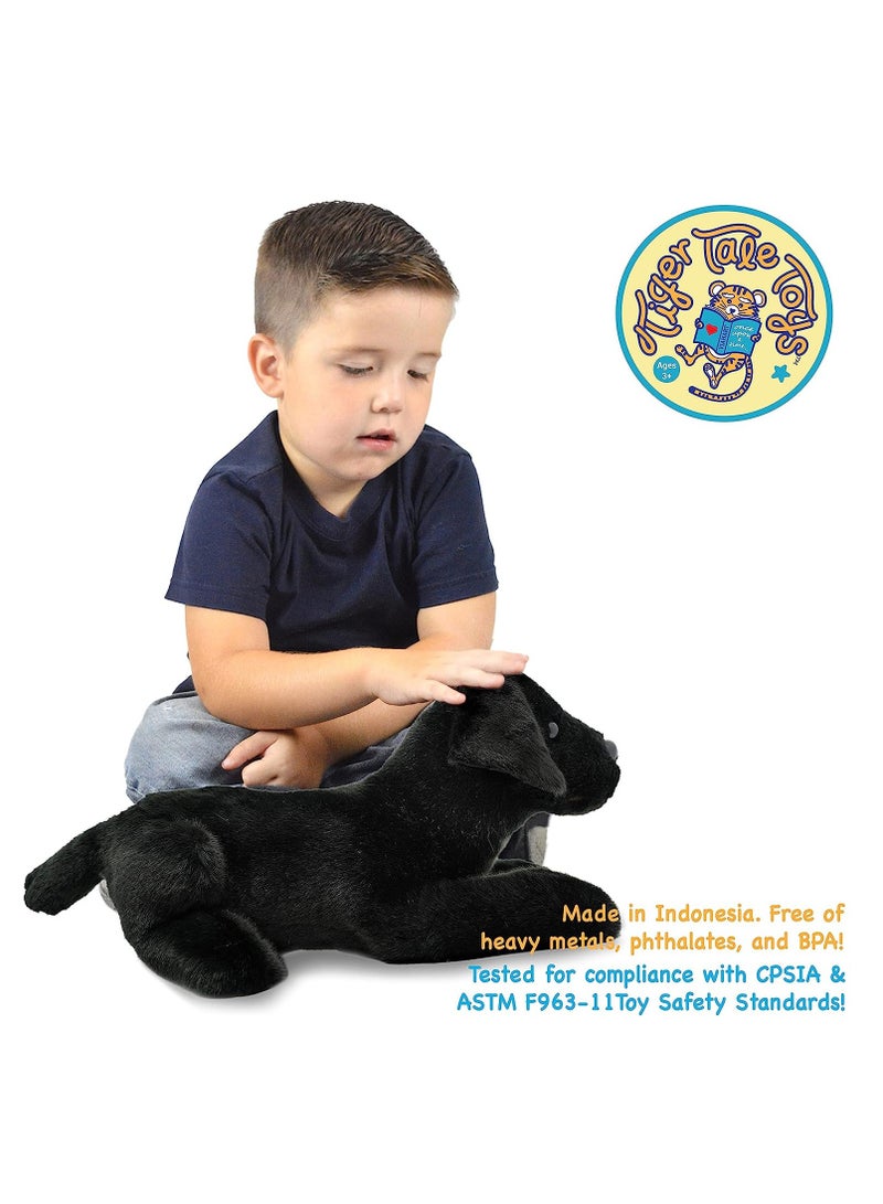فياهارت فيهارت بليث الكلب الأسود الناعم لعبة محشوة للأطفال | حيوانات محشوة قابلة للعناق | ألعاب منفوخة للأطفال، الأطفال الصغار | قماش بوليستر | حشو بولي بروبيلين | العمر الموصى به 3+ - Image 5