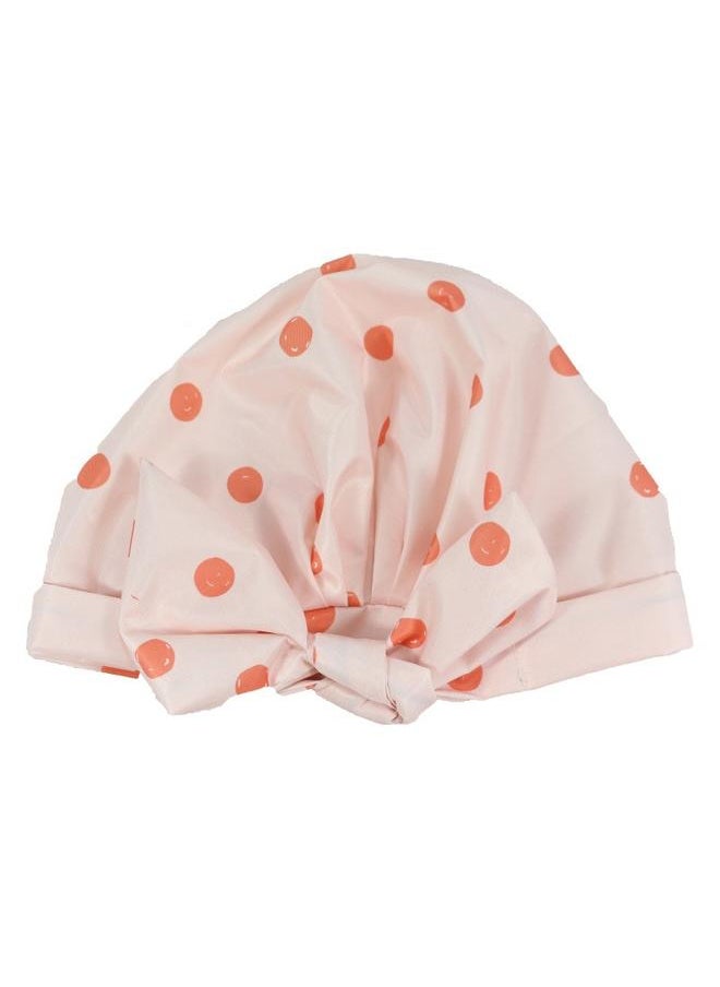 yongsheng 3 Pcs Shower Caps for Women, Waterproof Reusable Shower Hair Caps Bowknot Satin Bath Hair Caps Elastic Hem Turban Shower Bath Caps  - Image 3