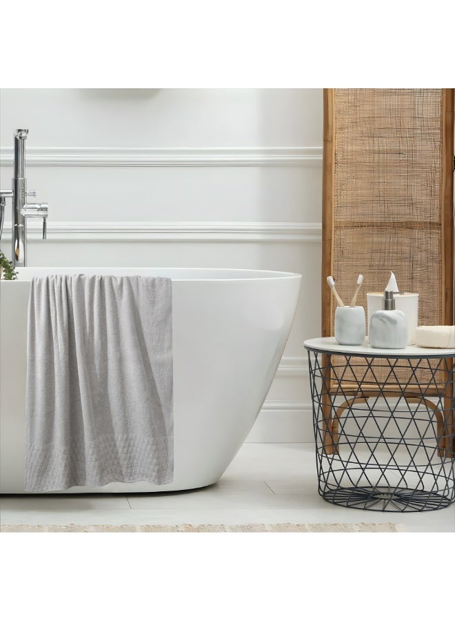 مورانو منشفة حمام مورانو ليجاسي 90×150 سم، مصنوعة من القطن بنسبة 100%، ناعمة الملمس، للاستخدام في الحمامات والفنادق والمنتجعات الصحية، بتصميم عصري، سريعة الجفاف، مريحة الملمس، أنيقة، قماش عالي الجودة - Image 1