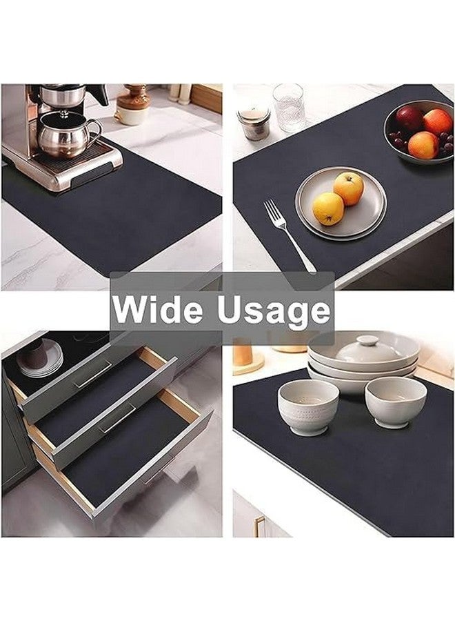 WEPTIX® Dish Drying mat for Kitchen Water Absorbent mat Drying mat for Kitchen Utensils Large Dry mat for Kitchen Utensils Drying mat Water Absorbent mats for Kitchen Items - (40 x 60) - Image 3