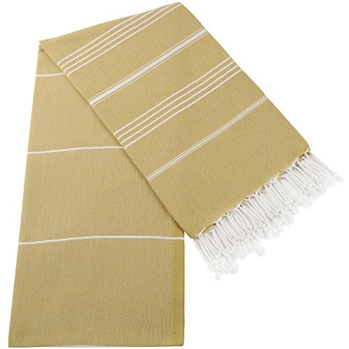 Cacala Lightweight and Thin Turkish Beach Towel 100% Cotton Sand-Free and Quick-Drying Goodness Perfect as an Extra Large Travel Towel, Beach Accessory, or Gift for Beach Lovers, 37 x 70 - Image 4