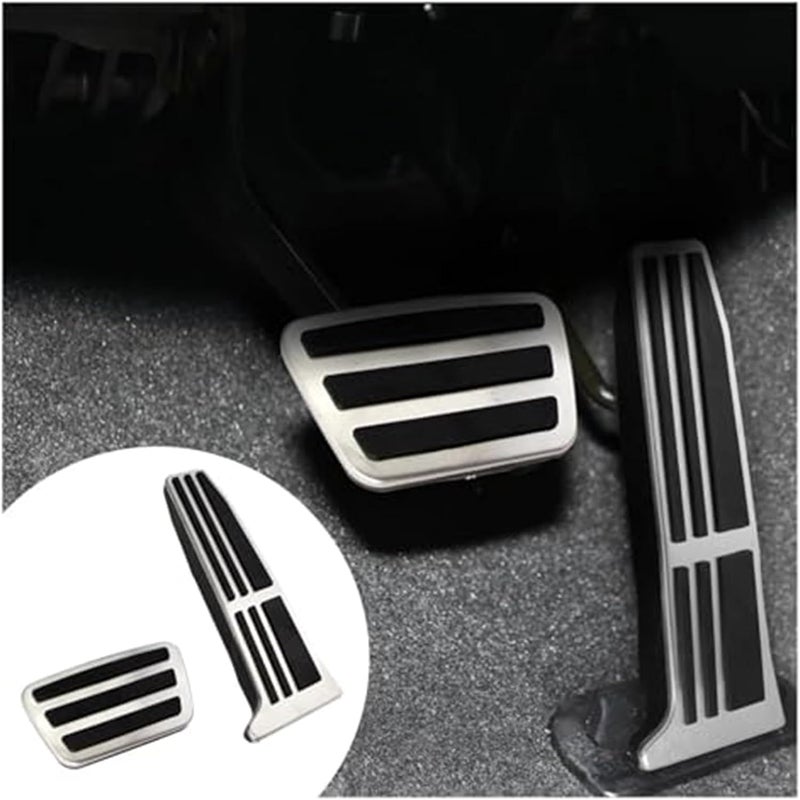 Wivplex Car Pedal Pad Cover Set for Toyota Camry 2018-2021 - Image 2