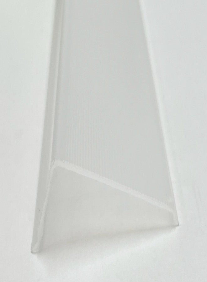 Import 21" Lens Diffuser Under Cabinet Replacement Cover Narrow L-21 x W-1-15/16 x H-15/16 Angled Edge - Image 1