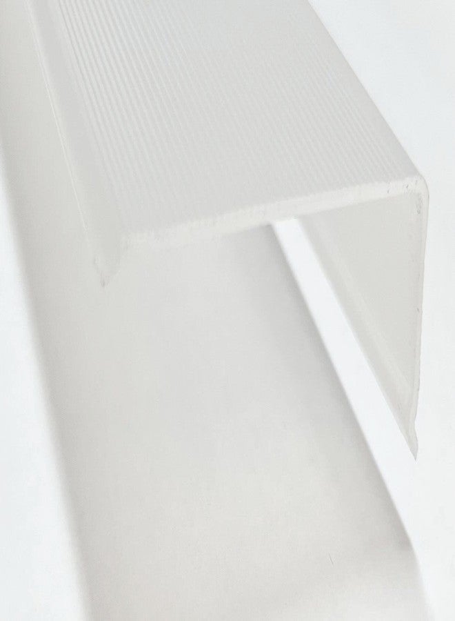 Import 21" Lens Diffuser Under Cabinet Replacement Cover Narrow L-21 x W-1-15/16 x H-15/16 Angled Edge - Image 5