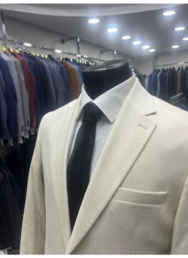 Massaro Summer Linen Jacket  - Image 4