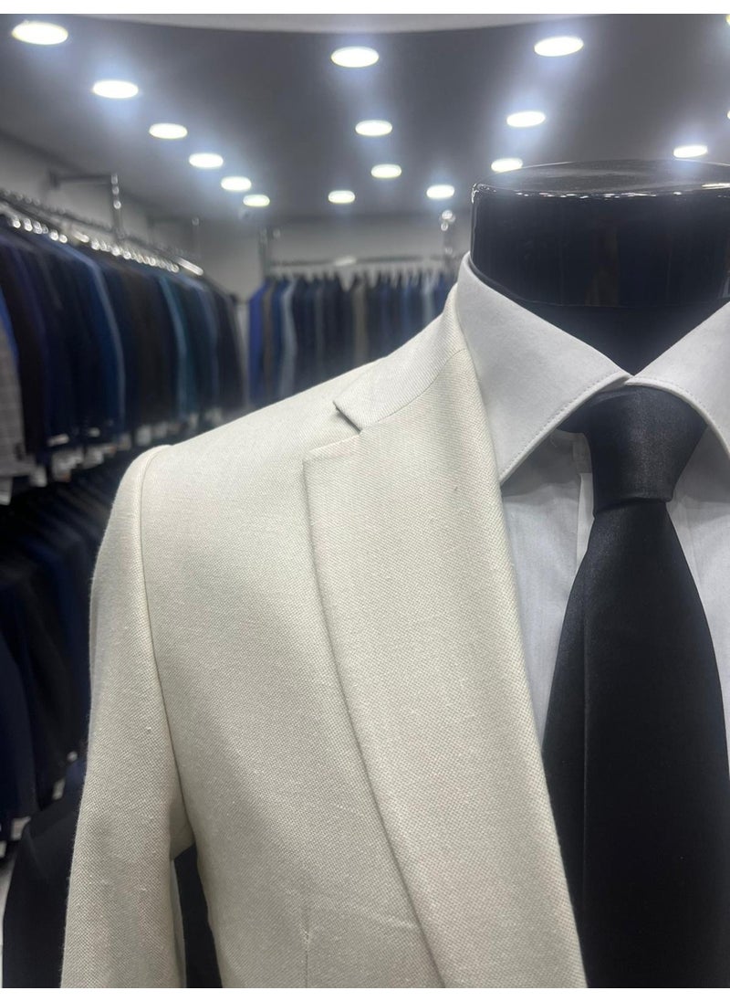 Massaro Summer Linen Jacket  - Image 3