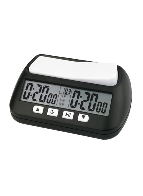 Professional Chess Clock Electronic Board Game Competition Hour Meter Compact Count Up Down Timer